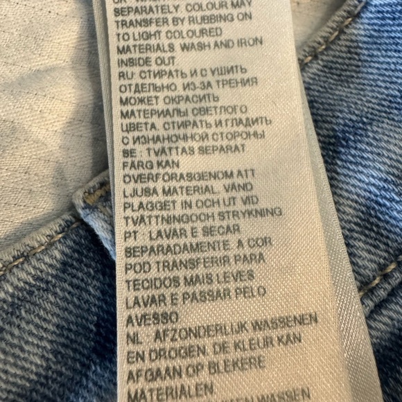 7 For All Mankind High Rise Flare Blue Jeans - Picture 12 of 16